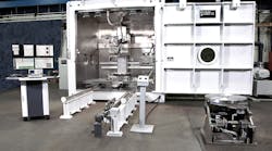 The Sciaky Electron Beam Additive Manufacturing system can produce parts ranging from 8 inches (203 mm) to 19 feet (5.79 m) long.