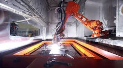 Norsk Titanium AS uses Direct Metal Deposition to produce aerospace components in titanium The process is capable of depositing the material in six axes of operation and depositing multiple materials for parts with highly complex geometries Norsk Titanium AS uses Direct Metal Deposition to produce aerospace components in titanium The process is capable of depositing the material in six axes of operation and depositing multiple materials for parts with highly complex geometries