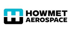 The logo developed for Arconic&rsquo;s spinoff Howmet Aerospace portrays the two halves of a forging die and the cavity of an investment casting mold &mdash; the two major manufacturing processes for the new company.