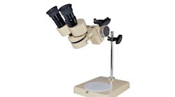 The RX-3 stereo microscope has a binocular tube with Diopter adjustment of +2 and variable, interpupillary adjustment.