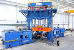 63/80-MN open-die press, Western Superconducting Technologies Co. Ltd. 63/80-MN open-die press, Western Superconducting Technologies Co. Ltd.