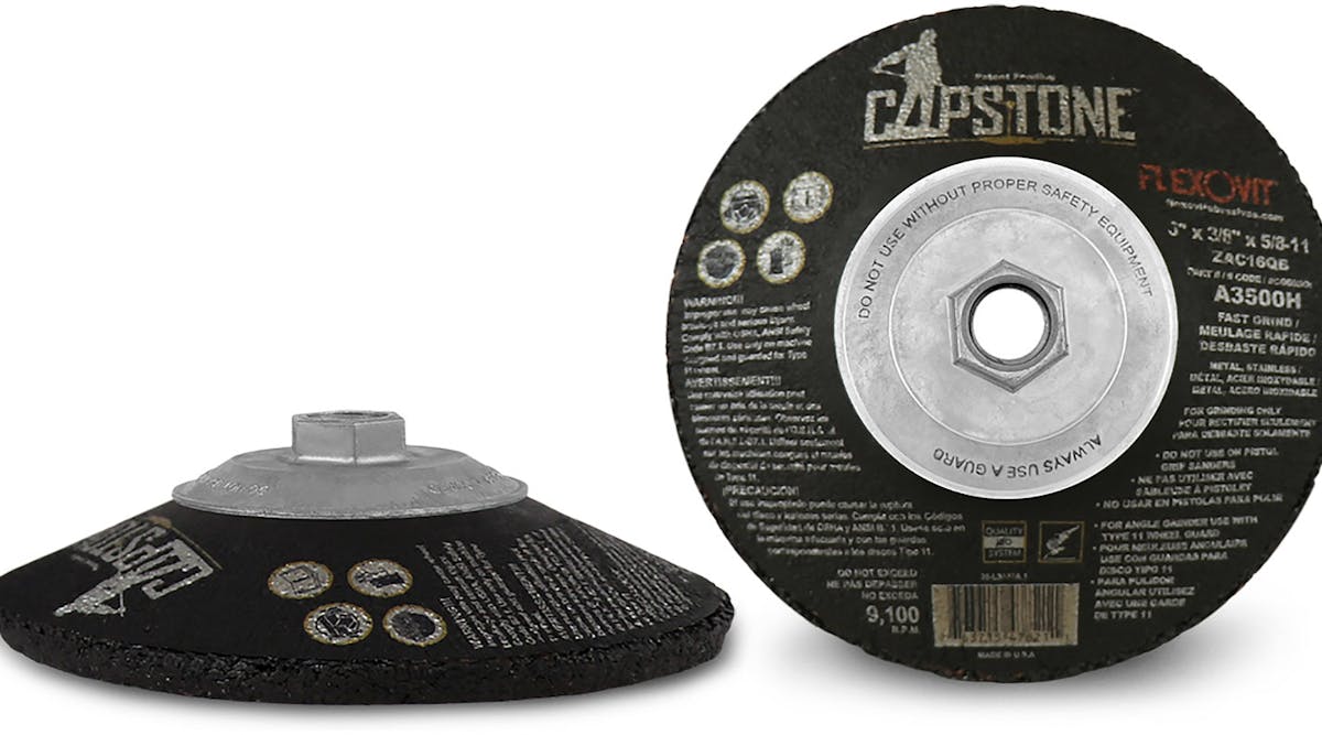 The CAPSTONE&trade; products is an alternative to Type 6 and Type 11 cupwheels.