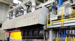 An Ecomelt PS multi-chamber melting furnace, one of three Hertwich Engineering furnace designs to be installed by Otto Fuchs KG.