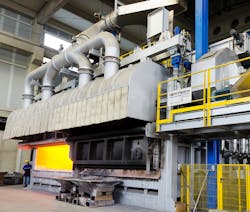 An Ecomelt PS multi-chamber melting furnace, one of three Hertwich Engineering furnace designs to be installed by Otto Fuchs KG. An Ecomelt PS multi-chamber melting furnace, one of three Hertwich Engineering furnace designs to be installed by Otto Fuchs KG.