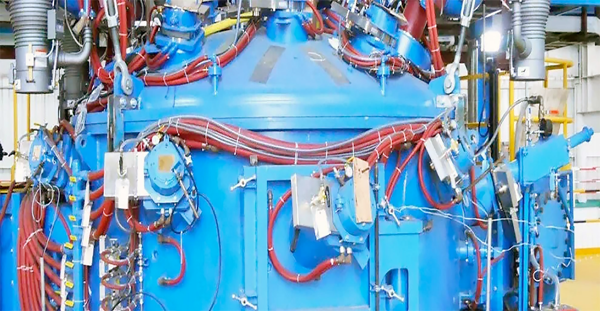 An electron-beam melting furnace.