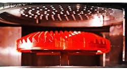 The UCM 4D Quench system performs high-pressure quenching, with nozzles arranged to achieve uniform flow of nitrogen gas from all sides, plus top and bottom. The UCM 4D Quench system performs high-pressure quenching, with nozzles arranged to achieve uniform flow of nitrogen gas from all sides, plus top and bottom.