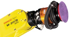 Specifically designed for robotic surface preparation and finishing, the AOV-10 has a pneumatically actuated compliance mechanism that allows dynamic control of contact forces, adjustable to a variety of applications. Specifically designed for robotic surface preparation and finishing, the AOV-10 has a pneumatically actuated compliance mechanism that allows dynamic control of contact forces, adjustable to a variety of applications.