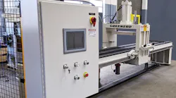 The new, automated 30-ton gantry-style hydraulic press to be presented at IMTS 2020.