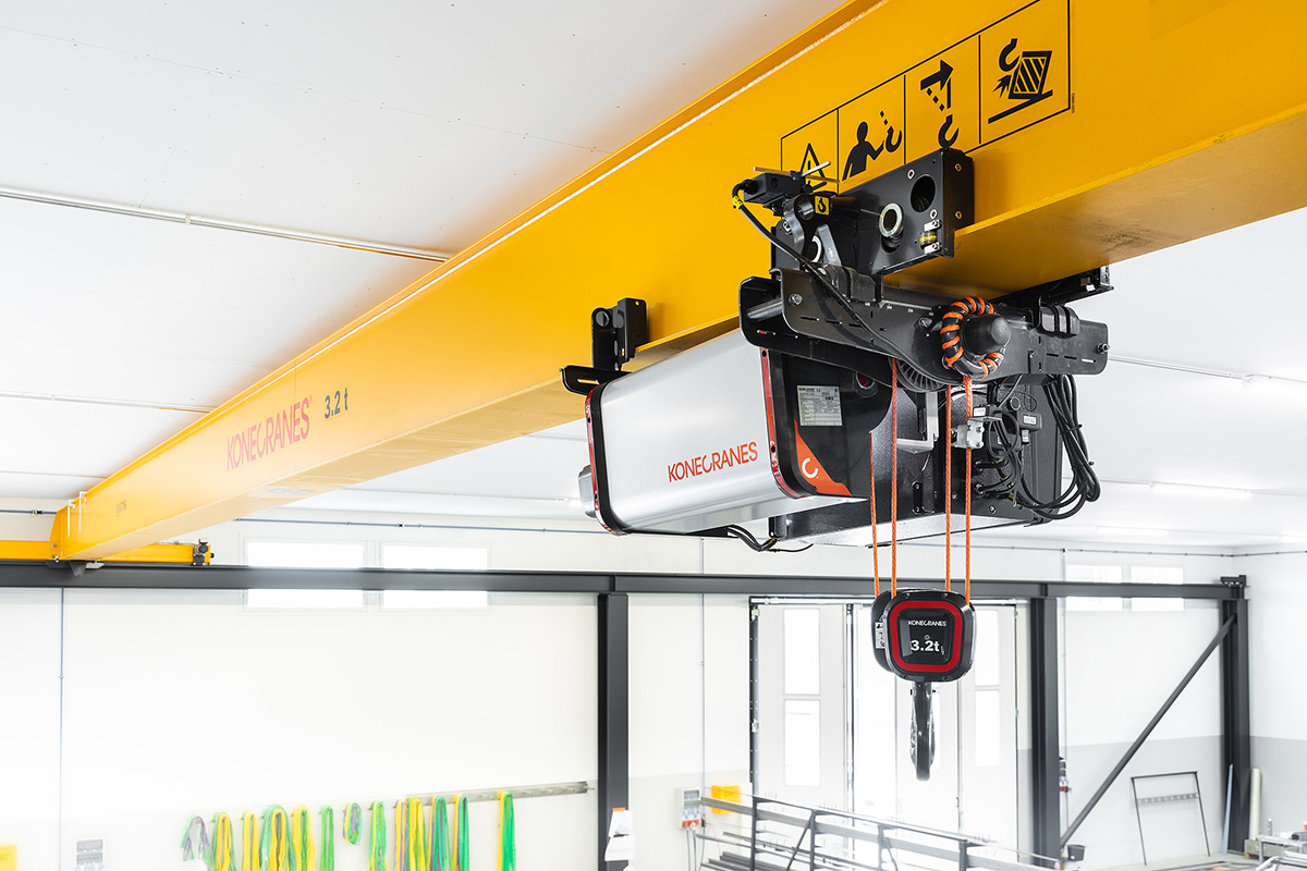 Synthetic Rope Strengthens New Overhead Crane Konecranes New