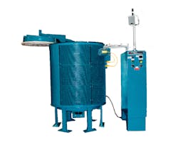 Model PT2036 cyclone pit furnace for annealing aerospace fasteners Model PT2036 cyclone pit furnace for annealing aerospace fasteners
