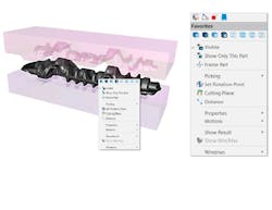 FORGE NxT 3.1 has an integrated contextual menu accessible by right-clicking, for quicker access to functionalities available in the interface and to object parameters. Menu customization is possible for an increased productivity. FORGE NxT 3.1 has an integrated contextual menu accessible by right-clicking, for quicker access to functionalities available in the interface and to object parameters. Menu customization is possible for an increased productivity.