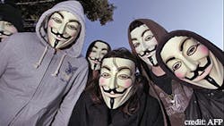 Anonymous 'Fawkes' with anyone who gets on their bad side. Don't get on their bad side. Anonymous 'Fawkes' with anyone who gets on their bad side. Don't get on their bad side.