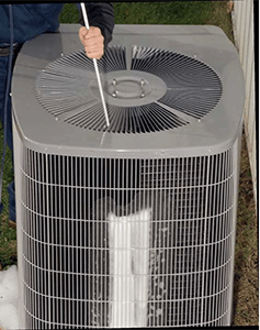 Goodway's Wonder Wand cleans condensers without any chemicals. Goodway's Wonder Wand cleans condensers without any chemicals.