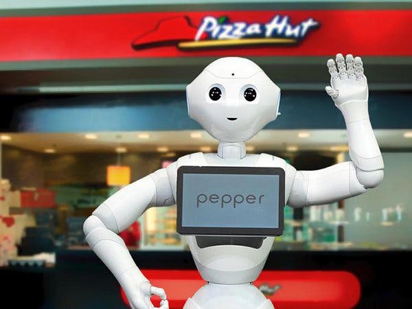 Pepper Robot Pizza