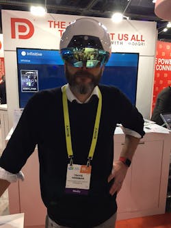 Travis Wearing DAQRUI Helmet Travis Wearing DAQRUI Helmet