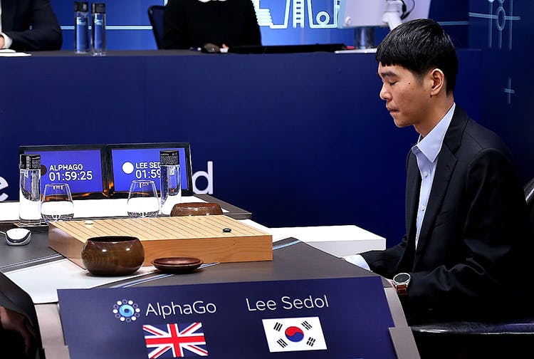 DeepMind AI program, AlphaGo, challenged and beat world champion Lee Se-dol in March 2016.