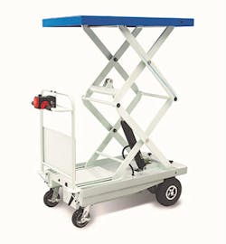 ET-105-Powered-Lift-Table raised. ET-105-Powered-Lift-Table raised.