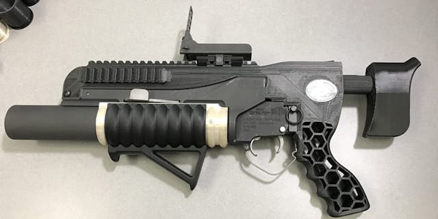 Researchers were able to fire 3D-printed ammo out of a 3D-printed grenade launcher.