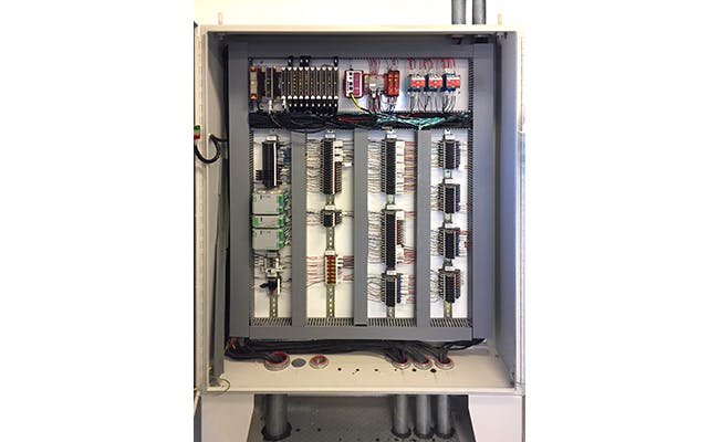 Www Newequipment Com Sites Newequipment com Files The Bedrock Control System At Pinnacle Midstream Upper Left Corner Shares A Wiring Cabinet With Emergency Shutdown System Es Dsafety Relays 003 0