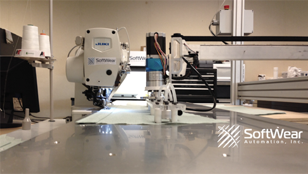 SoftWear Automation Inc. sewing machine