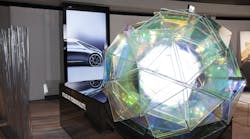 multicolored glass orb multicolored glass orb