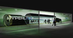 Hyperloop one shuttle Hyperloop one shuttle