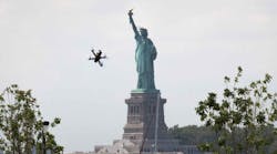 Newequipment 1446 Drone Statue Of Liberty Getty