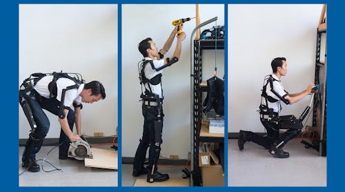 The Modular Agile eXoskeleton boosts a worker&apos;s strength at the back, legs, and knees.