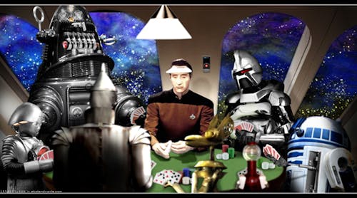 Robots Playing Poker Rabittooth
