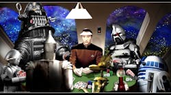 robots playing poker