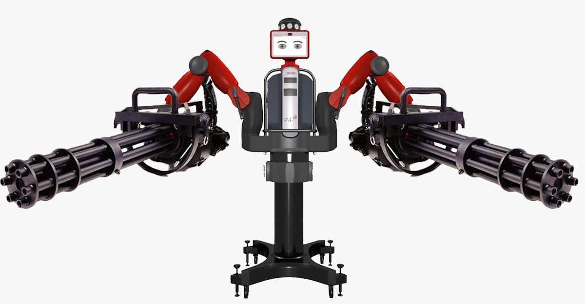 Rethink Robotics&apos; Baxter is usually quite an amicable collaborative robot, but with a few minor tweaks...