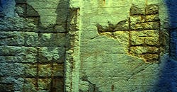 Corroding concrete Corroding concrete