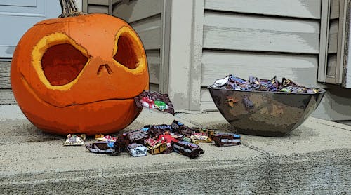 Halloween Jackolantern Porch