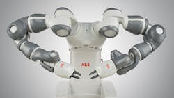 An ABB Yumi robot An ABB Yumi robot