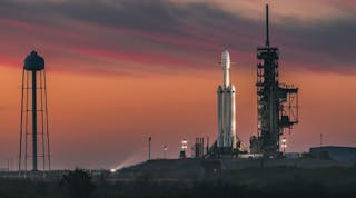 Newequipment 5627 Falcon Heavy Sunset Spacex Flickr 1620