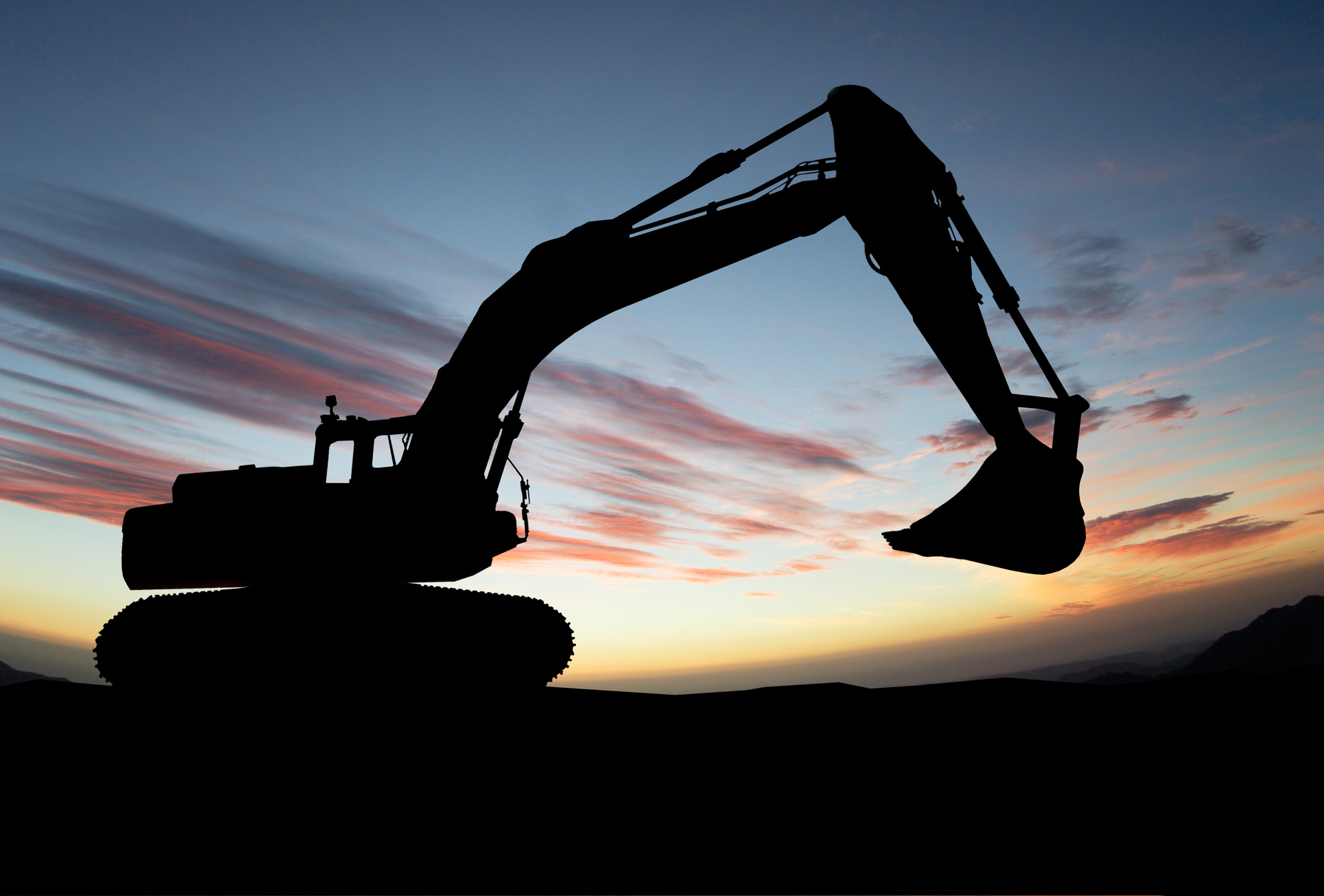 excavator-sunset.