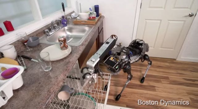 Newequipment 5661 Robo Dog Dish Washer Boston Dynamics