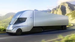 The new Tesla Semi The new Tesla Semi