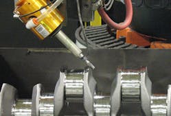 Newequipment 6389 Ati Radially Compliant Deburring Tool Deburring A Crankshaft