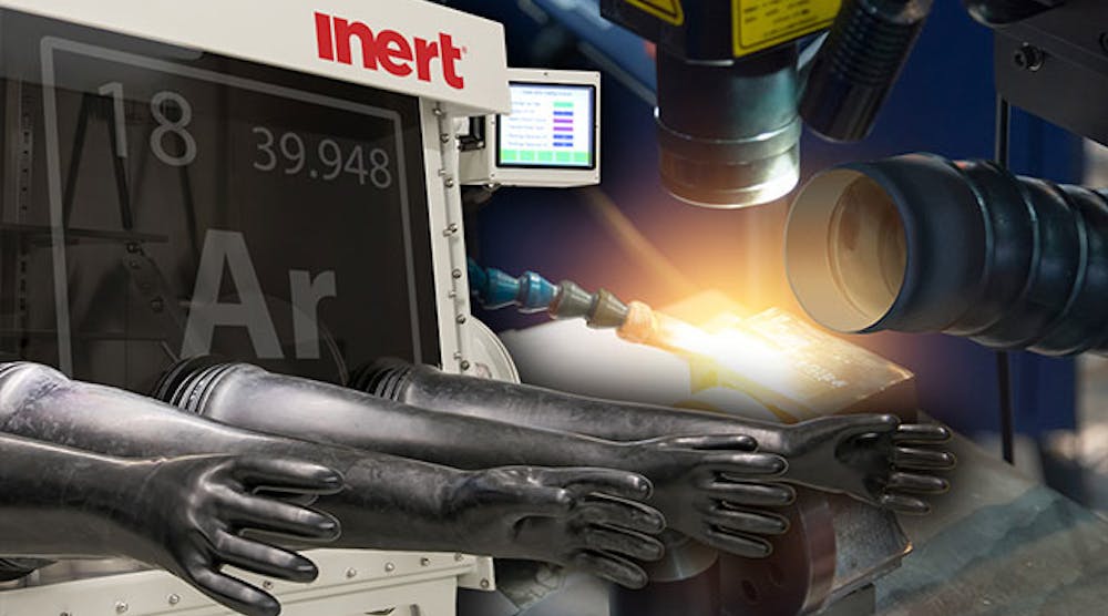 Newequipment 7272 Inert Laser Welding Glovebox And Integrated Argon Gas Management