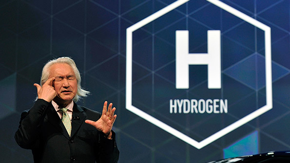 Man speaking on stage