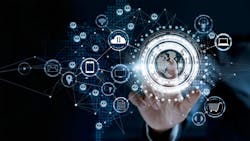 Image shows a global network connection. Image shows a global network connection.