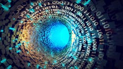 Big data illustration with binary code Big data illustration with binary code