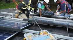 Newequipment 965 Men Install Solar Panels