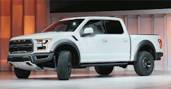 White Ford F150 on display White Ford F150 on display