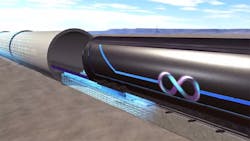 Hyperloop illustration Hyperloop illustration