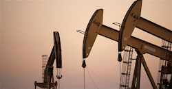 Oil Pumps working at dusk Oil Pumps working at dusk