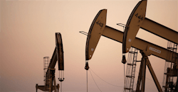 Oil Pumps working at dusk Oil Pumps working at dusk