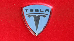 The Tesla logo and wordmark