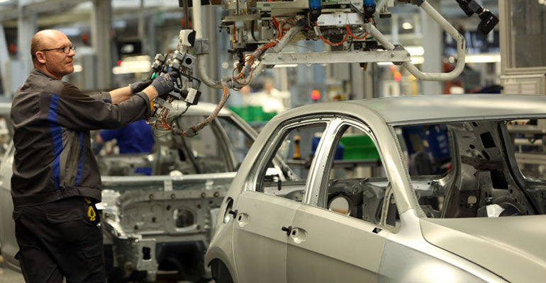 Volkswagen factory in Wolfsburg